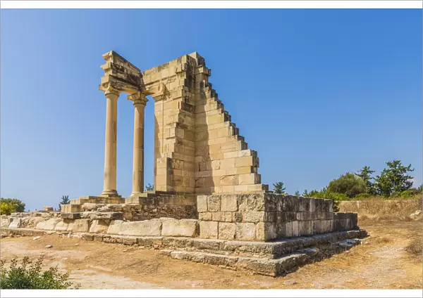 The Temple of Apollo at the Sanctuary of Apollo Hylates, Kourion, Limassol, Cyprus