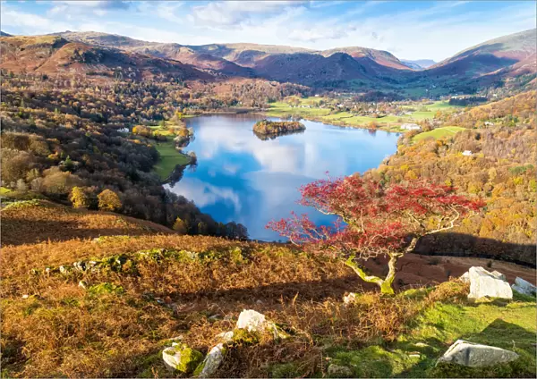 View of Grasmere from Loughrigg Fell, Cumbria, England