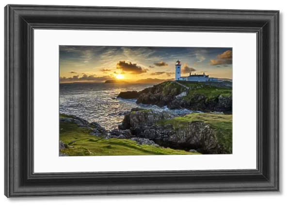 Fanad Head Lighthouse at Sunrise, County Donegal, Ireland