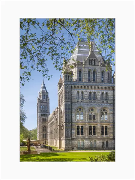 United Kingdom, England, London, South Kensington. The facade of the Natural History
