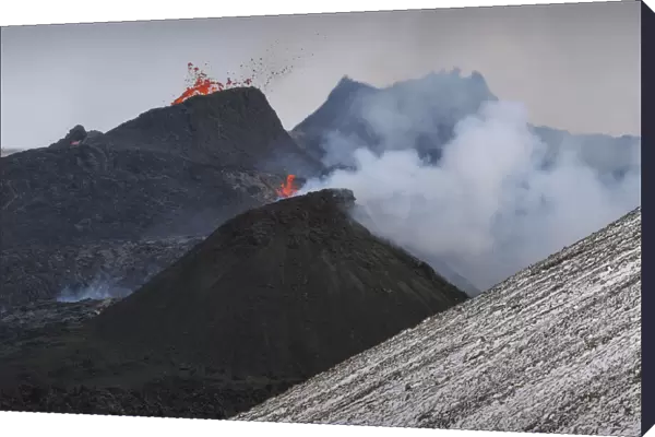 The Fagradalsfjall eruption, Geldingaldalir, Reykjanes Peninsula, Iceland