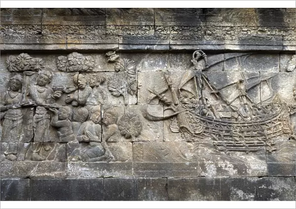 Asia, Indonesia, Java, Yogyakarta, Magelang, Muntilan, Borobudur Unesco World Heritage