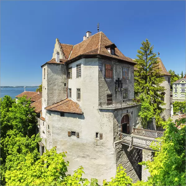 Old Castle, Meersburg, Upper Swabia, Baden-Wurttemberg, Germany