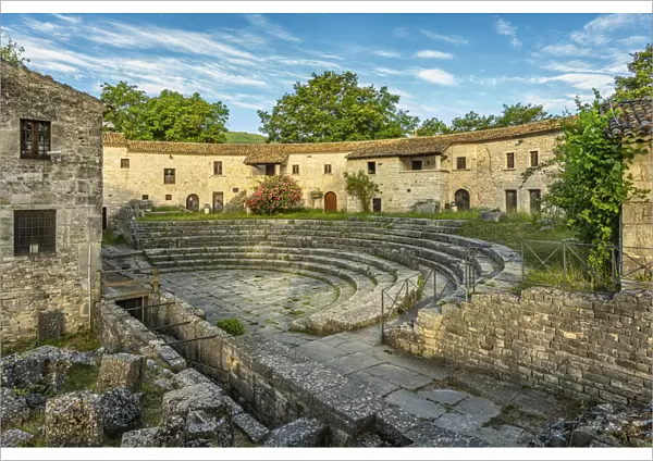 Roman theater in the ancient city of Altilia, today Sepino in Molise