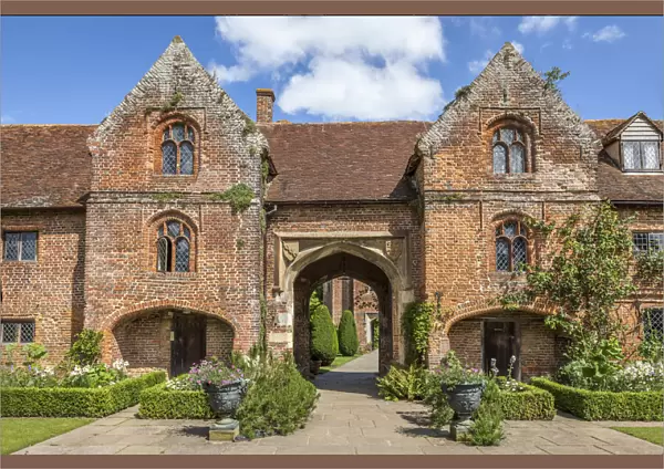 Entrance portal to Sissinghurst Castle Garden, Cranbrook, Kent, England