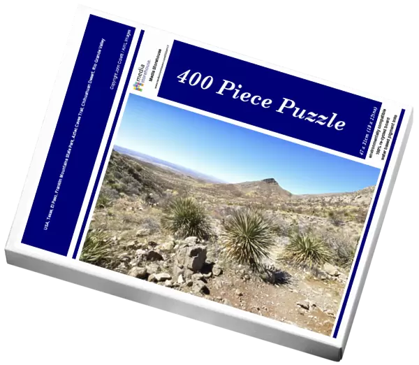 Jigsaw Puzzle of USA, Texas, El Paso, Franklin Mountains State Park