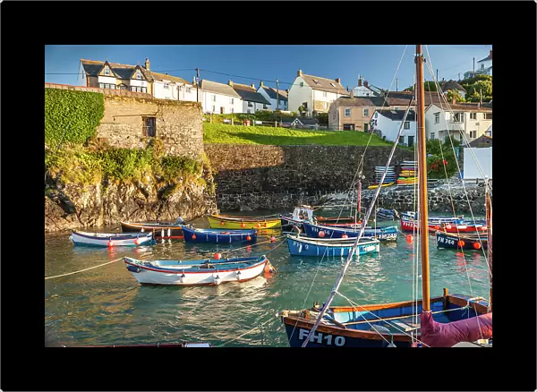 The little harbor at Coverack, Lizard Peninsula, Cornwall, England