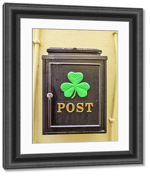 Mail Box with Shamrock, Kinvarra, County Galway, Ireland