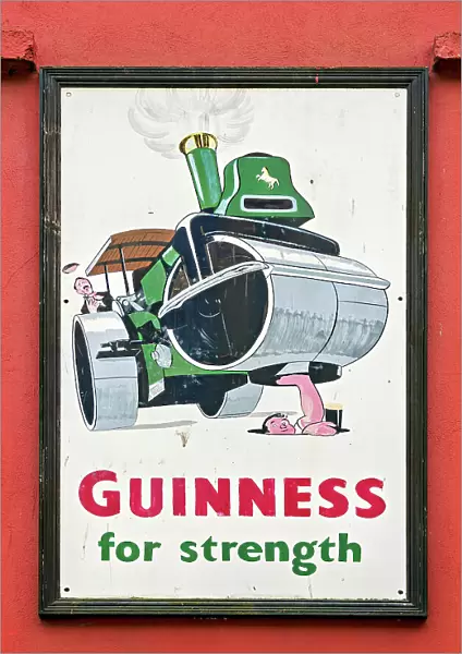 Guinness for strength Advert, Wexford, County Wexford, Ireland