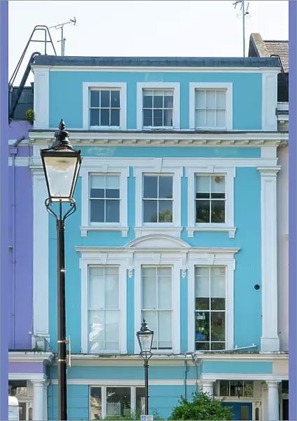 Colourful houses in Primrose Hill, London, England, UK