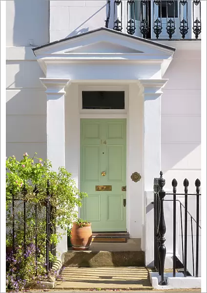 Doorway, Primrose Hill, London, England, UK