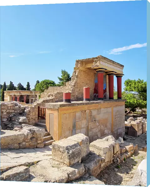Palace of Minos, Knossos, Heraklion Region, Crete, Greece