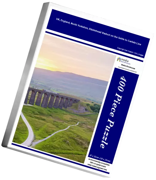 UK, England, North Yorkshire, Ribblehead Viaduct on the Settle to Carlisle Line