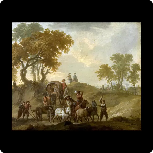 Landscape with Baggage Wagon