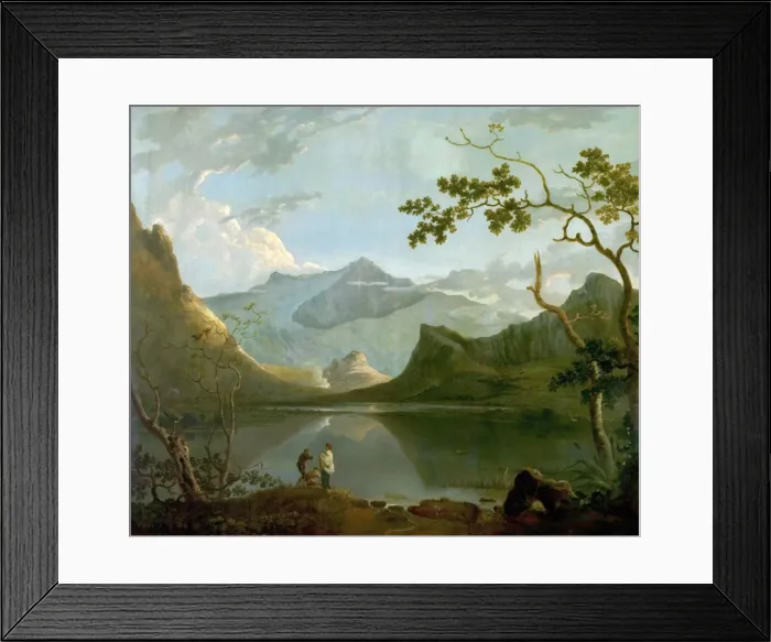 Framed Print : Print of Snowdon from Llyn Nantlle landscape