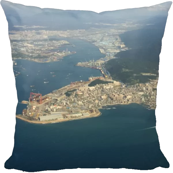 Aerial view of Ulsan, South Korea