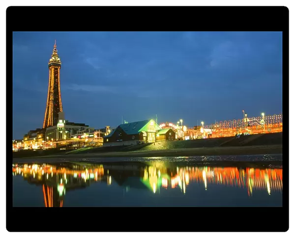 Blackpool Tower and the Illuminations