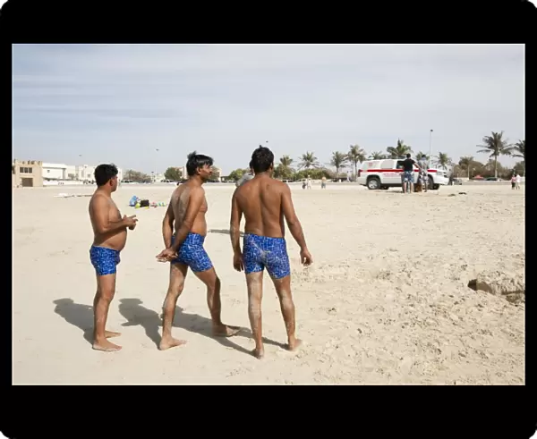 A public beach in Dubai, UAE