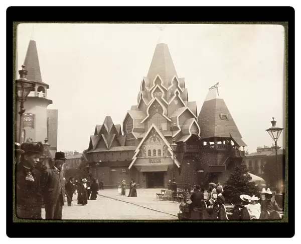 View of the Russian pavilion at the 1901 International Exhibition in Kelvingrove Park