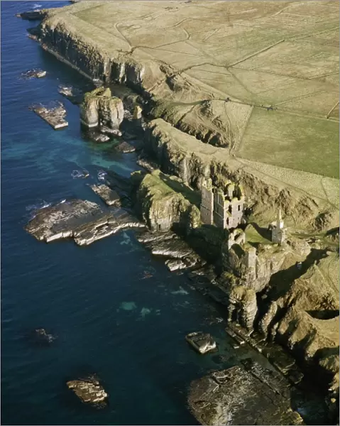 Cliffside Castle of Girnigoe, 1991