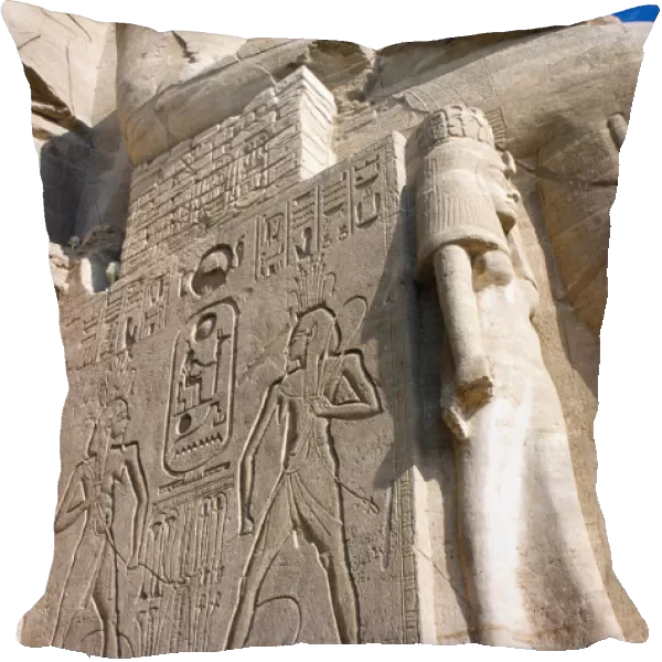 20043959. egypt, nile valley, abu simbel, sun temple of ramses ii