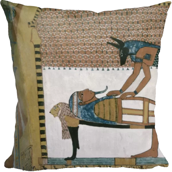 Egypt, Nile Valley, Thebes, Deir al Bahri Temple of Sesedjem
