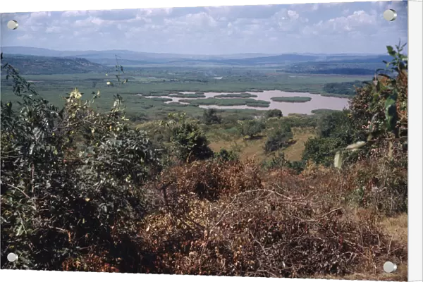 20074855. RWANDA Landscape Swamp landscape 100km east of Kigali