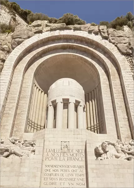 France, Nice, The War Memorial, Monument Aux Morts, Quai Rauba Capeu