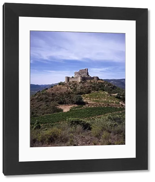 20089085. FRANCE Languedoc-Roussillon Aude Chateau de Aguilar