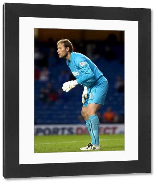 Steve Simonsen Guards Ibrox: Rangers vs Clyde in the Petrofac Training Cup (Scottish Cup Champions 2003)