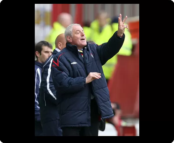 Dramatic 1-1 Draw: Walter Smith at Fir Park - Motherwell vs Rangers, Clydesdale Bank Premier League