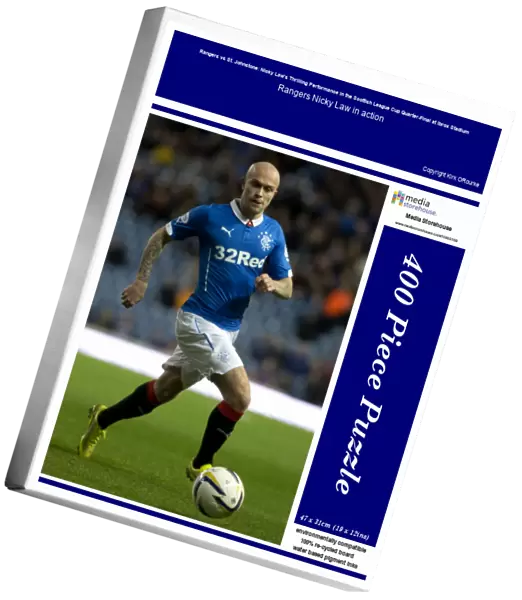 Rangers vs St. Johnstone: Nicky Law's Thrilling Performance in the Scottish League Cup Quarter-Final at Ibrox Stadium (Scottish Cup Champions 2003)