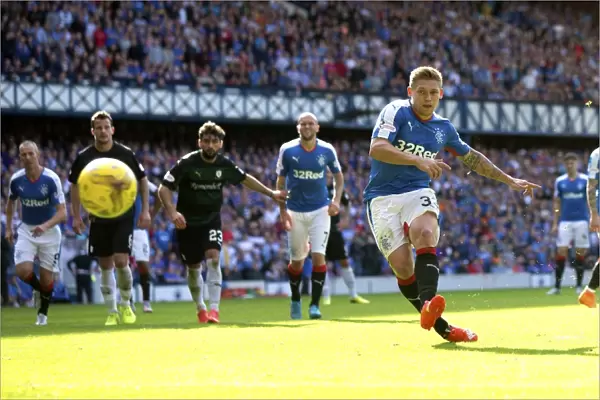 Martyn Waghorn Scores Double: Thrilling Rangers Victory in Ladbrokes Championship at Ibrox Stadium (vs Raith Rovers)
