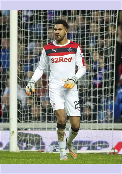 Rangers FC: Wes Foderingham Guarding Ibrox Stadium in Scottish Cup Action (2003 Winners)