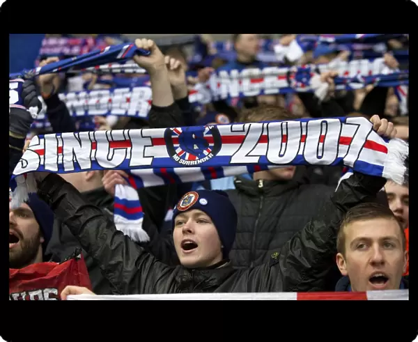 Passionate Rangers Fans Roar at Ibrox Stadium: Fifth Round of the Scottish Cup vs Kilmarnock (2003)