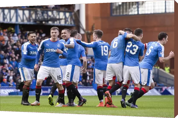 Andy Halliday's Thrilling Scottish Cup Quarterfinal Goal for Rangers at Ibrox Stadium