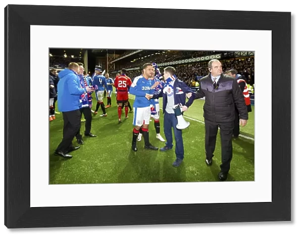 Harry Forrester's Euphoric Goal: Rangers FC Wins the Scottish Championship at Ibrox Stadium (2003)