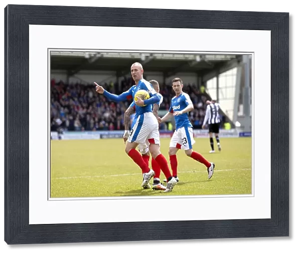 Rangers Kenny Miller: Scottish Cup Championship Winning Goal Celebration at New St Mirren Park