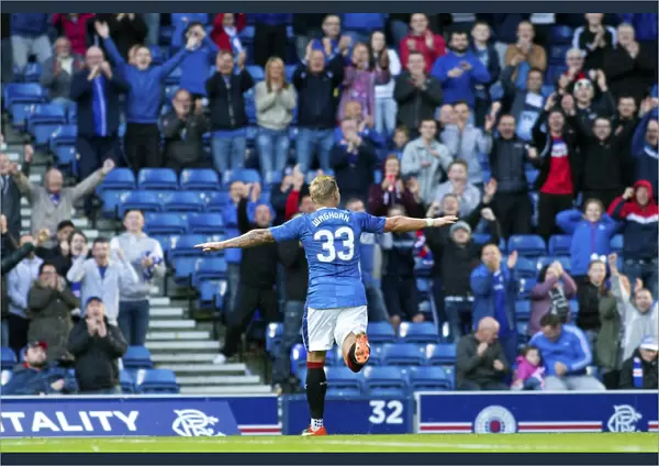Martyn Waghorn's Double Strike: Betfred Cup Match vs Stranraer at Ibrox Stadium