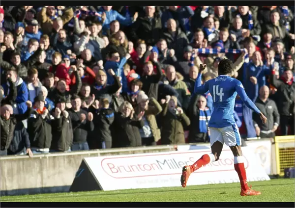 Joe Dodoo Scores Thrilling First Goal for Rangers at Firhill Stadium