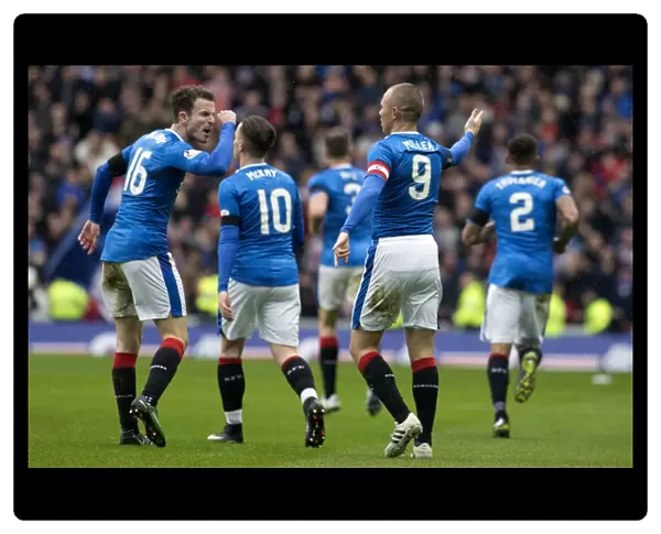 Euphoria at Ibrox: Kenny Miller's Unforgettable Goal Celebration vs Celtic (Scottish Premiership)