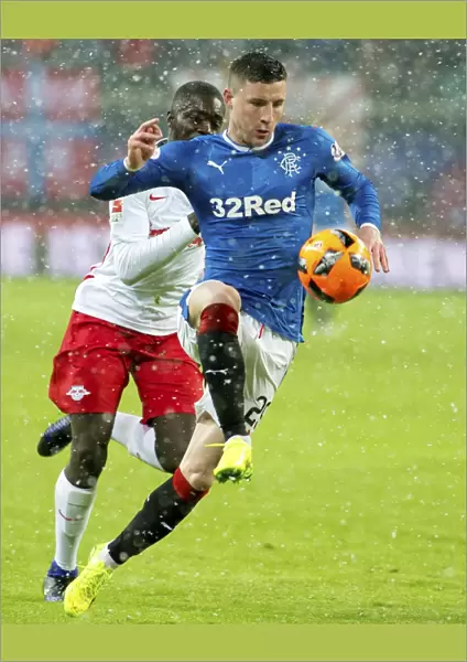 Rangers Michael O'Halloran in Action at the Red Bull Arena: RB Leipzig Friendly