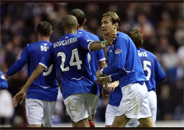 Rangers Sasa Papac Scores Dramatic Fourth Goal in 3-3 Draw Against Dundee United at Ibrox Stadium