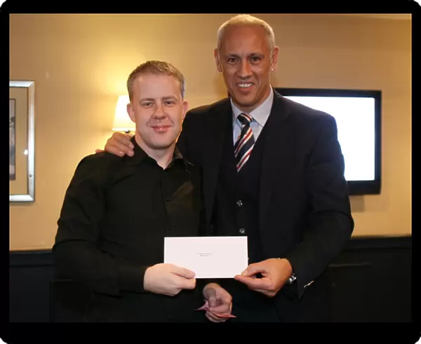 Mark Hateley Honors a Rangers Fan with Charity Race Night Prize (2008)