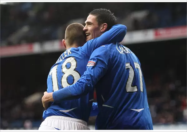 Rangers Football Club: Five-Goal Blitz - Kyle Lafferty and Kenny Miller's Euphoric Celebration vs. Hamilton in the Scottish Cup Quarterfinal at Ibrox