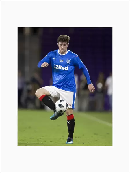Rangers Josh Windass in Action: Florida Cup Clash Against Clube Atletico Mineiro (Scottish Cup Champions 2003)