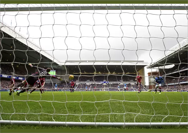 Rangers Kenny Miller's Stunning Goal Past Dundee's Elliot Parish at Ibrox