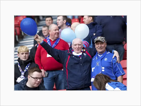 Rangers FC: Scottish Cup Semi-Final Triumph - Euphoric Fans Celebrate at Hampden Park (2003)