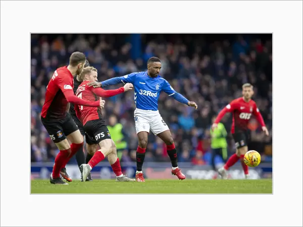 Rangers vs Kilmarnock: Jermain Defoe Clashes with Rory McKenzie at Ibrox Stadium