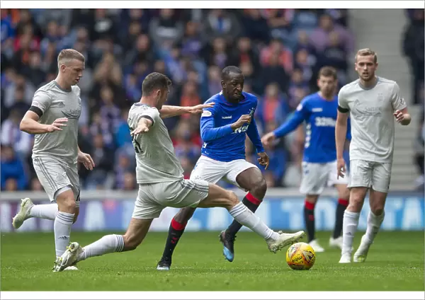 Rangers vs Aberdeen: Glen Kamara Tackles Dominic Ball in Scottish Premiership Clash at Ibrox Stadium